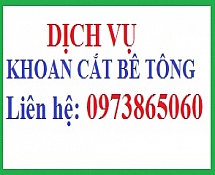 Khoan cắt bê tông ở Gia Lâm: 0973865060